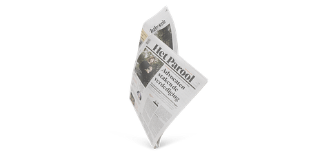 Het Parool krant zonderachtergrond